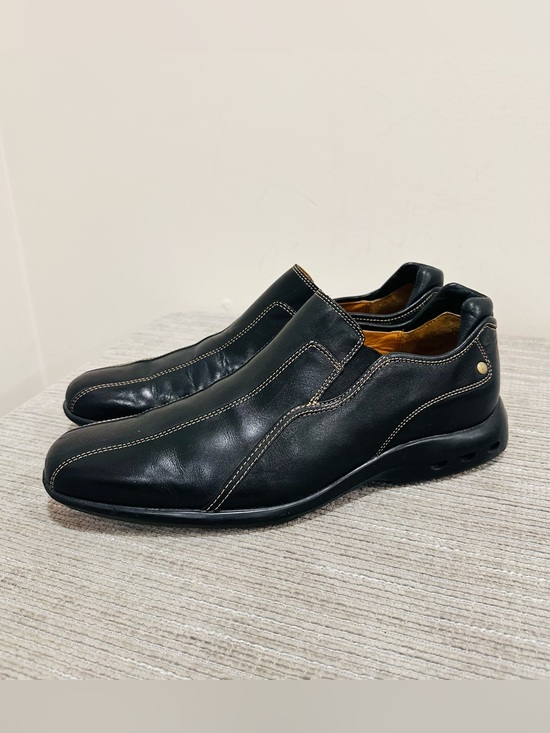 Cole Haan Other - Cole‎ Haan Air Black Bicycle Toe Contrast Stitch Slip On Loafer Mens 9,5 M